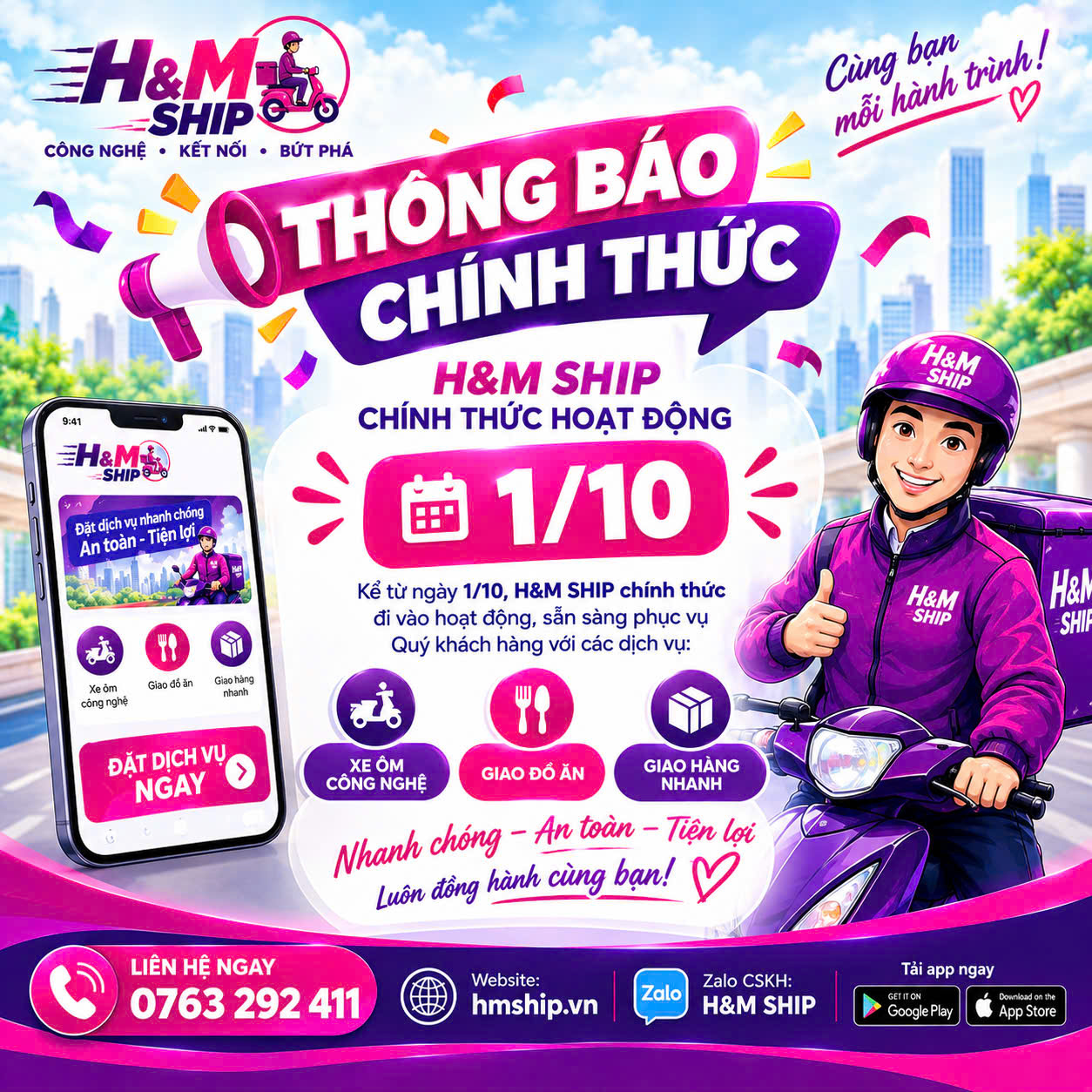 H&M SHIP CHÍNH THỨC HOẠT ĐỘNG